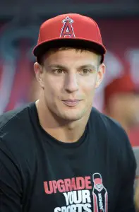 VIDEO: The Gronk Shows Los Angeles Angels Fans That He Can Fire Strikes